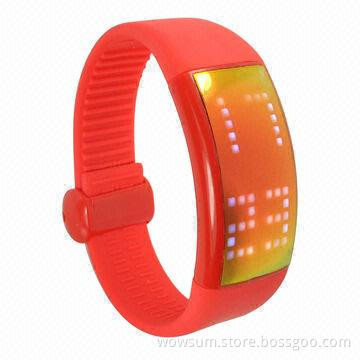 3D Pedometer Bracelet Watch with USB Flash Drive, Calorie Measure and Personalized Signature
